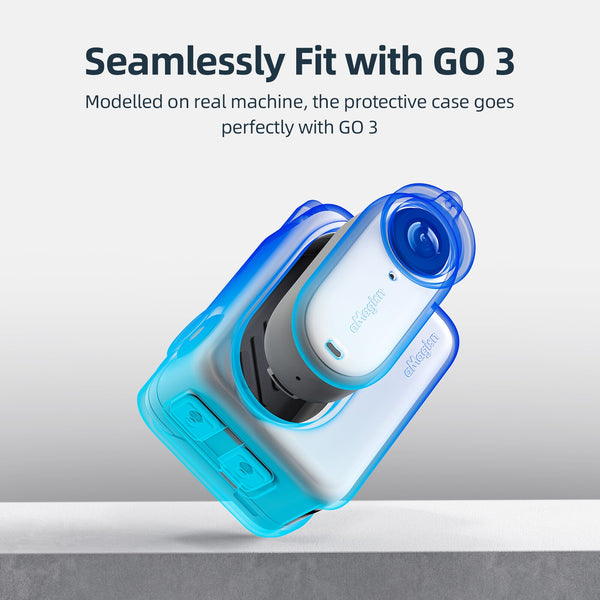 Silicone Body Cover Protective Case Safty Gear For Insta360 GO 3 Camera Action Pod