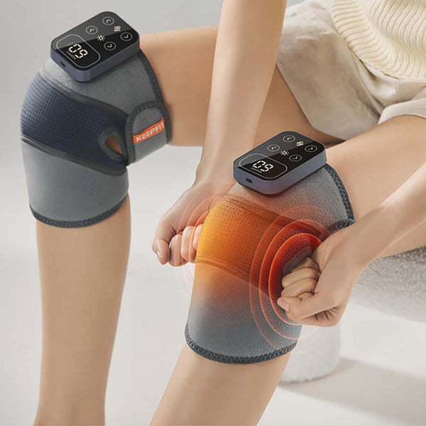 Knee massager, knee massager, hot compress, knee joint heating, knee pads, hot compress, pain care, electric hyperthermia, birthday gift for parents K09