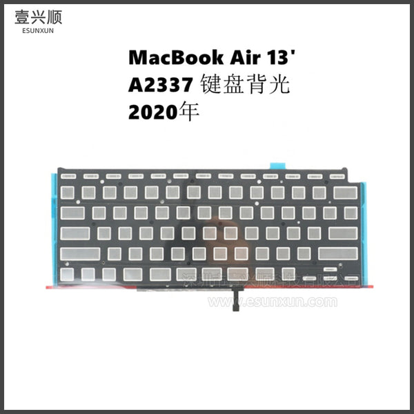 MacBookAir13 inch laptop us uk keyboard backlight suitable for A2337 backlight board Backlight