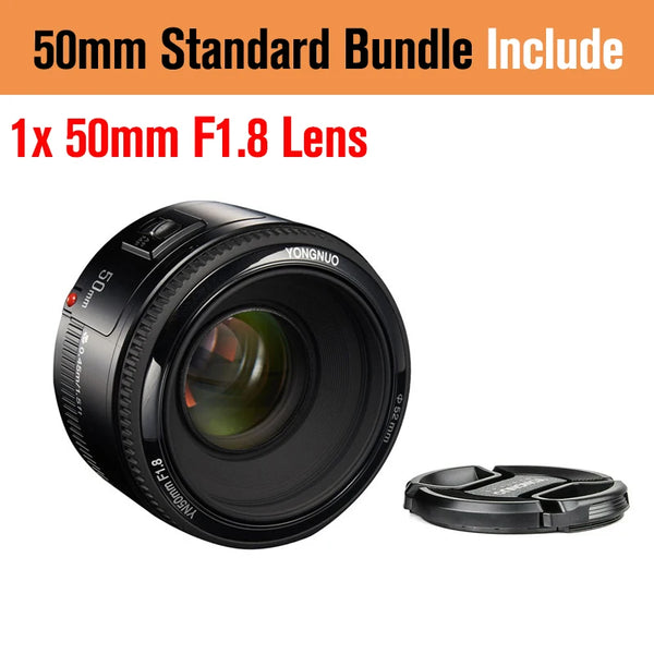 YONGNUO YN50mm F1.8 YN35mm F2.0 Lens Auto Focus Lense for Canon Nikon DSLR Cameras D7100 D3200 D3300 D3100 D5100 D5200 450D 650D
