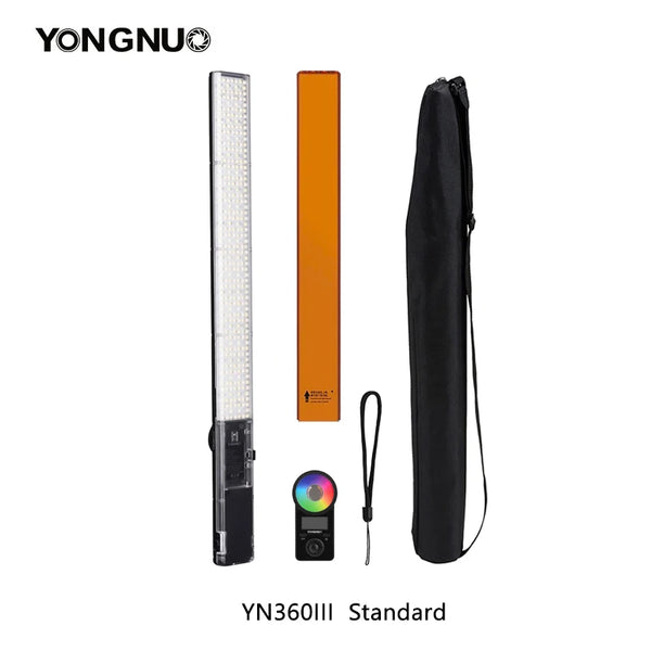 Yongnuo YN360 III YN360III Handheld 3200K-5500K RGB Colorful Ice Stick LED Video Light Tube for Studio Recording Youtube