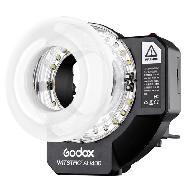 Godox AR400 High Power Macro LED Ring Light Flash for DSLR Cameras