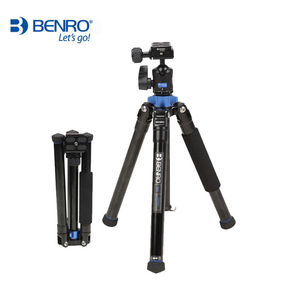 Benro IS05 Tripod Reflexed Monopod Selfie Stick Mini Portable Tripods For Camera With H00S Ball Head 5 Section