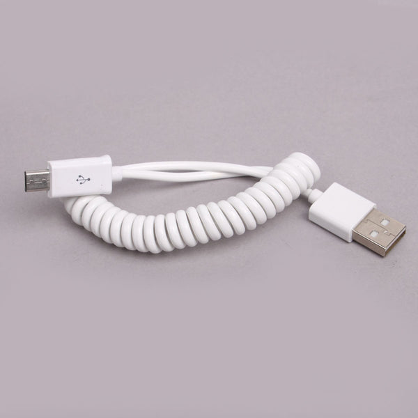 Coiled Elastic Data Cable for Phantom 4/3 Inspire1 Suitable for Apple and Android Phones