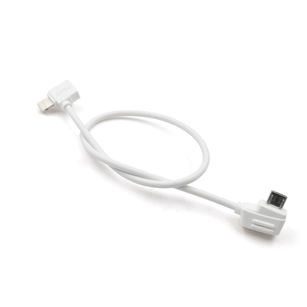 STARTRC 30cm 8 Pin to Micro USB Converting Connector Data Cable for DJI Mavic Mini /  Air, Shark Remote Controller (White)