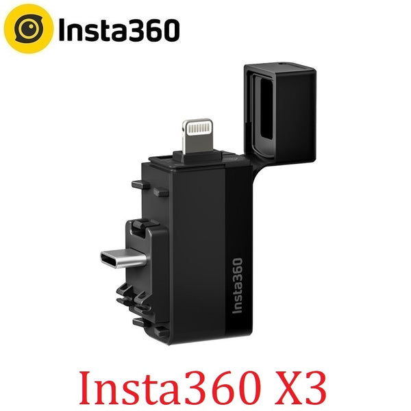 Insta360 X3 Quick Reader SD Card Reader Fast File Transfer For Insta 360 ONE X 3