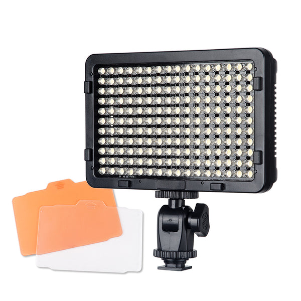 PT176S 3200/5600K Dimmable LED Video Light Ultra Thin High-Power For All DSLR Camera Camcorder