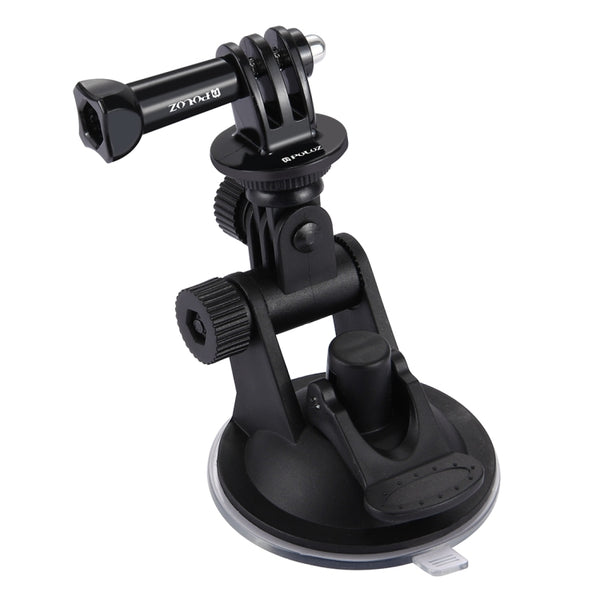 Car Suction Cup Mount with Screw & Tripod Mount Adapter & Storage Bag for GoPro NEW HERO /HERO7 /6 /5 /5 Session /4 Session /4 /3+ /3 /2 /1, DJI Osmo Action, Xiaoyi and Other Action Cameras