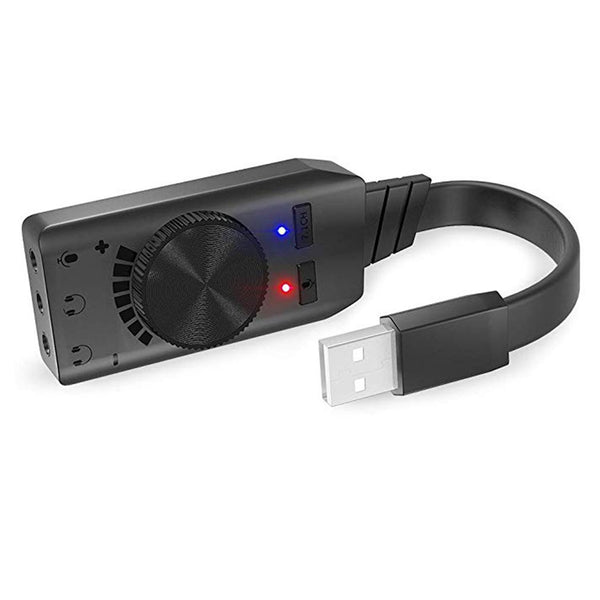 USB Virtual 7.1 Channel Sound Card Converter Adapter External USB Audio 3.5mm Headset Stereo  For PC Desktop Notebook soundcard