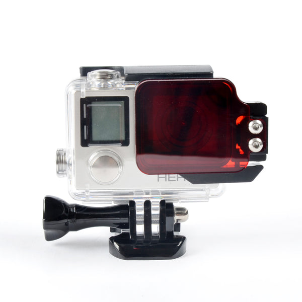 Red Underwater Dive color filter Nightsea Flip Filter For GoPro Hero 4 / Hero 3+