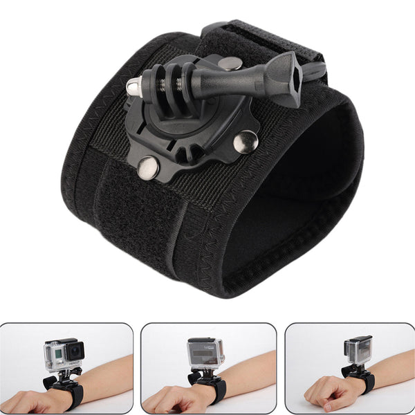 New Gopro Accessories 360 Degree Rotating Wrist Hand Strap Band Tripod Mount Holder For GoPro Hero 5 4 2 3 3+ SJ4000 Action Camera