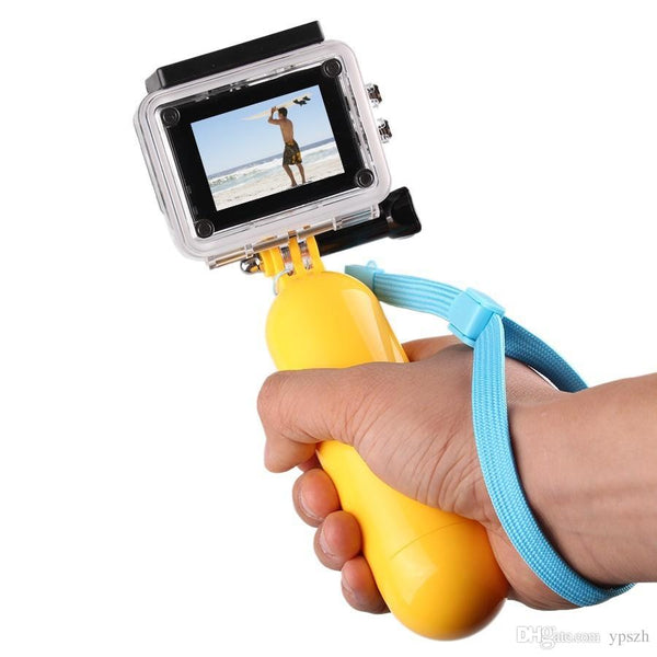 Float Handheld Monopod Hand Grip Gopro Accessories For Hero 4 3+ 2 1 SJCAM SJ4000 SJ5000 Xiaomi Yi Action Camera