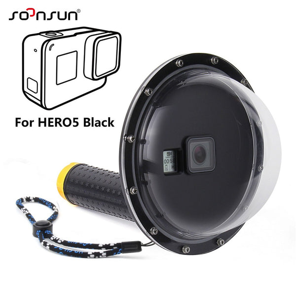 6" Waterproof Dome Port Cover for GoPro Hero 5 6 Camera Lens Dome Waterproof Case for Go Pro Hero5 Hero6 Accessories