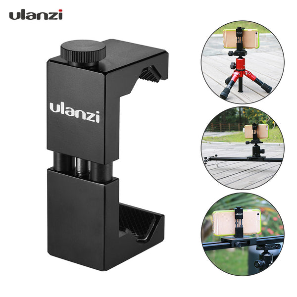 Ulanzi Metal Smartphone Clip Holder Frame Case Bracket Mount for iPhone 7/7s/6/6s for Huawei Samsung Cellphone Selfie Portrait Outdoor Video Photography