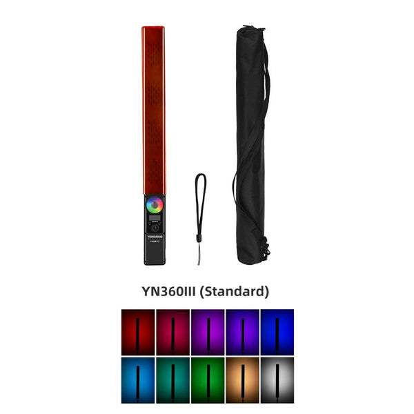 YONGNUO YN360III LED RGB Light Handheld stick Remote Control App 3200K-5500K